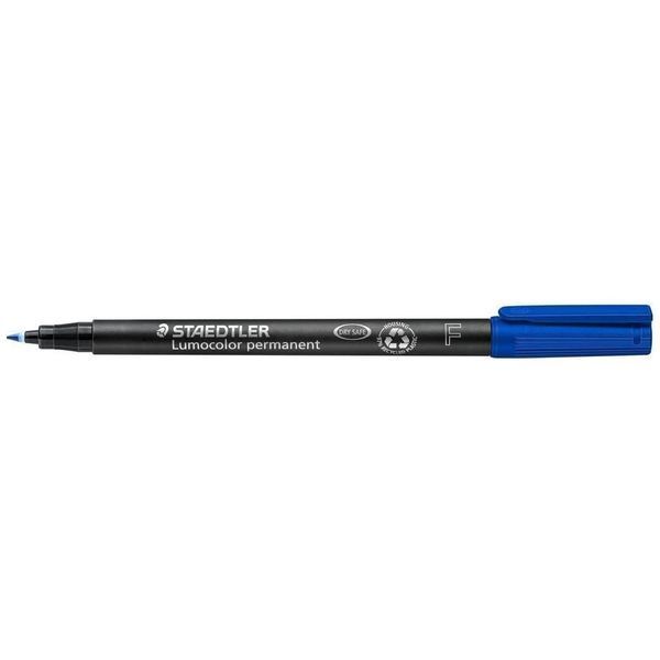 Маркер перманентный водостойкий Staedtler Pancolor Lumocolor 303F синий / 0,6 мм 120500200116 фото