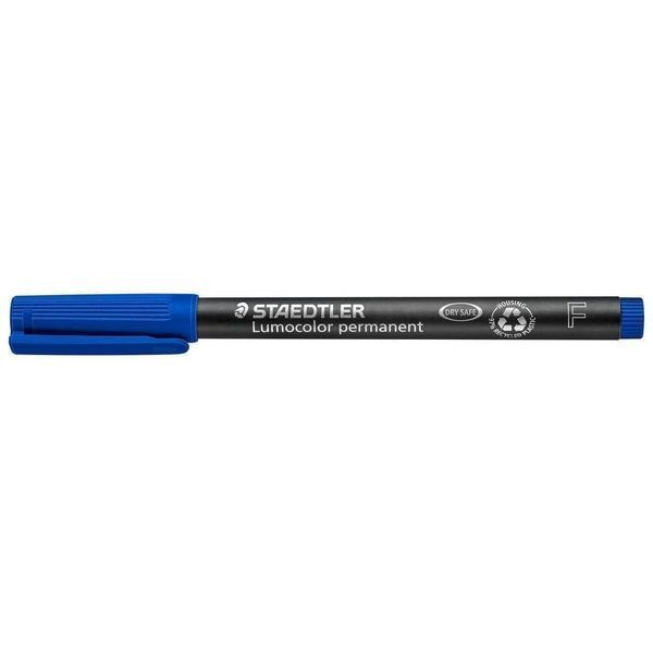 Маркер перманентный водостойкий Staedtler Pancolor Lumocolor 303F синий / 0,6 мм 120500200116 фото