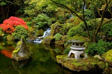 Японский сад в Портленде, Орегон-1