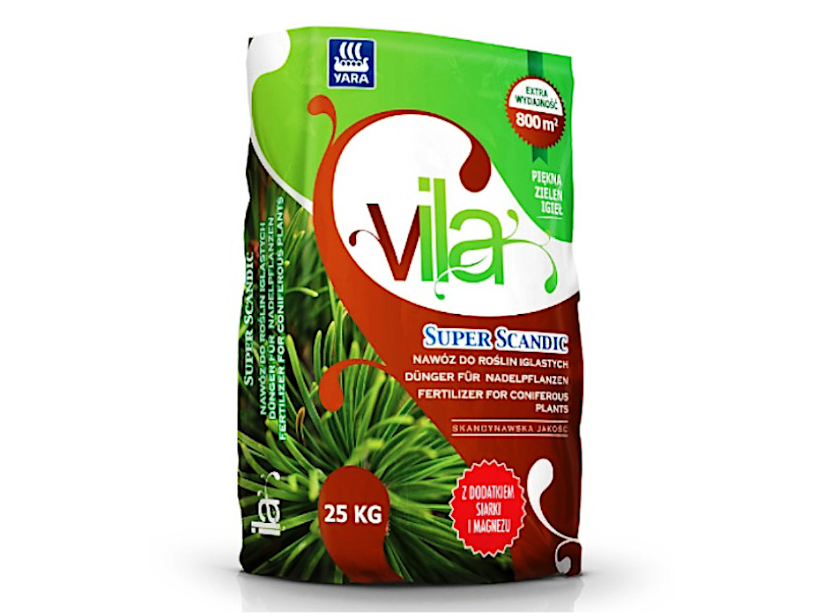 Удобрение Yara Vila для хвойных растений Super Scandic 25 кг / Яра Вила Супер Скандик