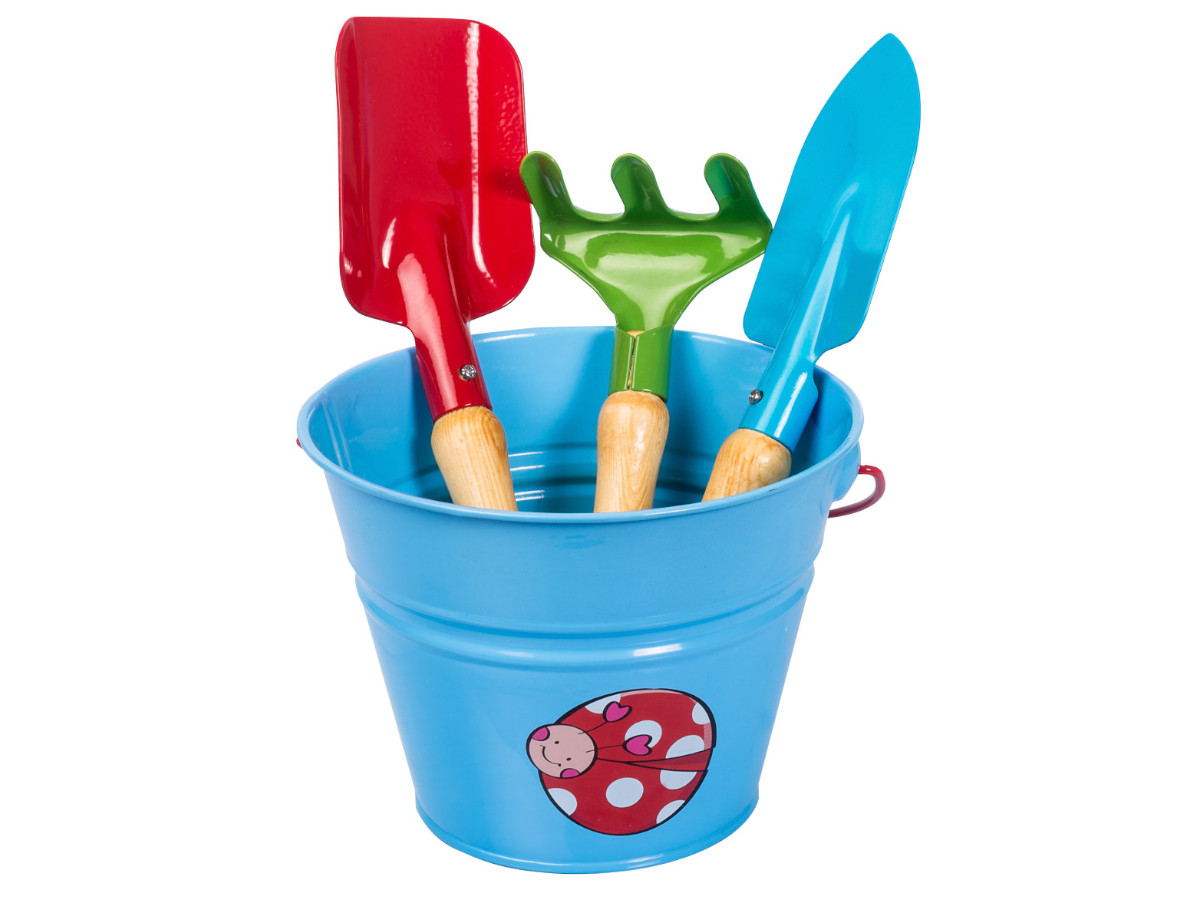Набор садовых инструментов детский голубой Штокер Kid's Garden Stocker - 2326