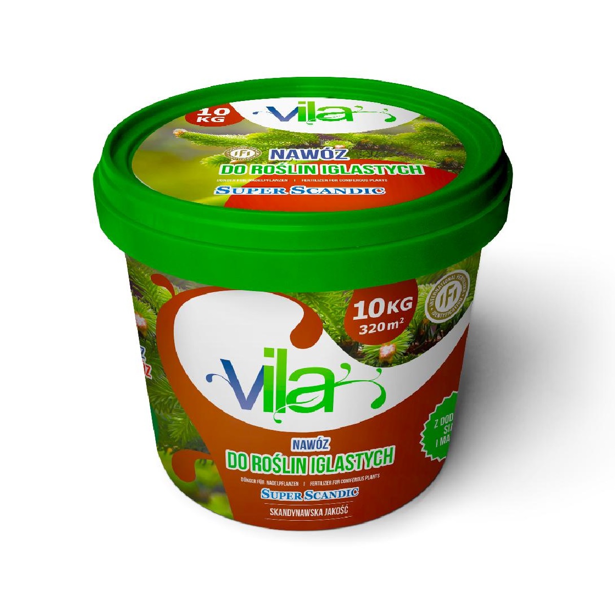 Добриво Yara Vila Super Scandic для хвойних рослин 10 кг відро / Яра Віла Нордік Супрім