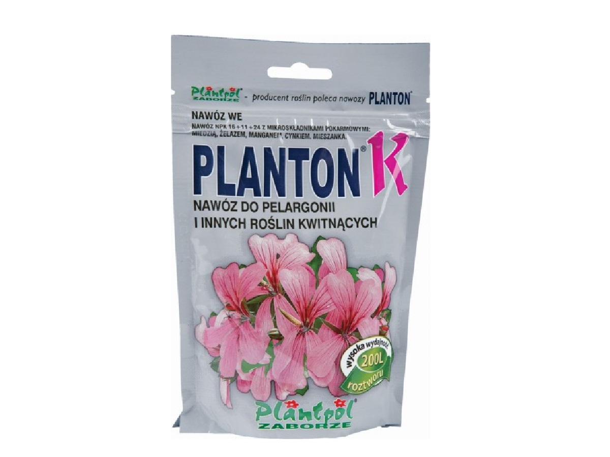 Удобрение Плантон для пеларгоний и цветущих Planton K / 0,2 кг