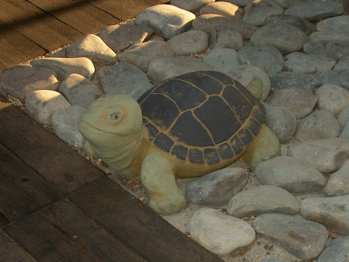 Садовая декоративная фигурка «Черепаха» большая, 31 см