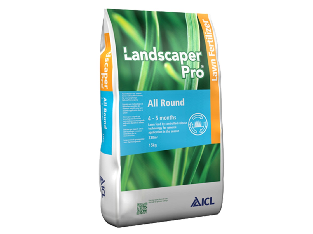 Удобрение длительного действия Landscaper Pro All Round для газона 24-5-8+2MgO (4-5 месяцев) / 15 кг