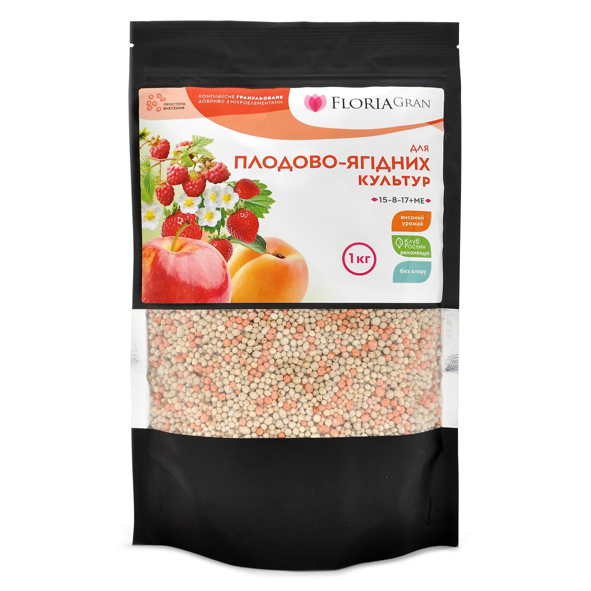 Удобрение Floria Gran для плодово-ягодных культур гранулированное безхлорное Флория Гран / 1 кг