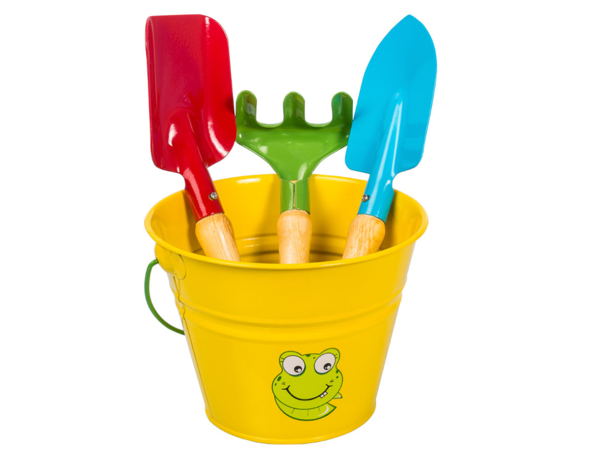 Набор садовых инструментов детский желтый Штокер Kid's Garden Stocker - 2322