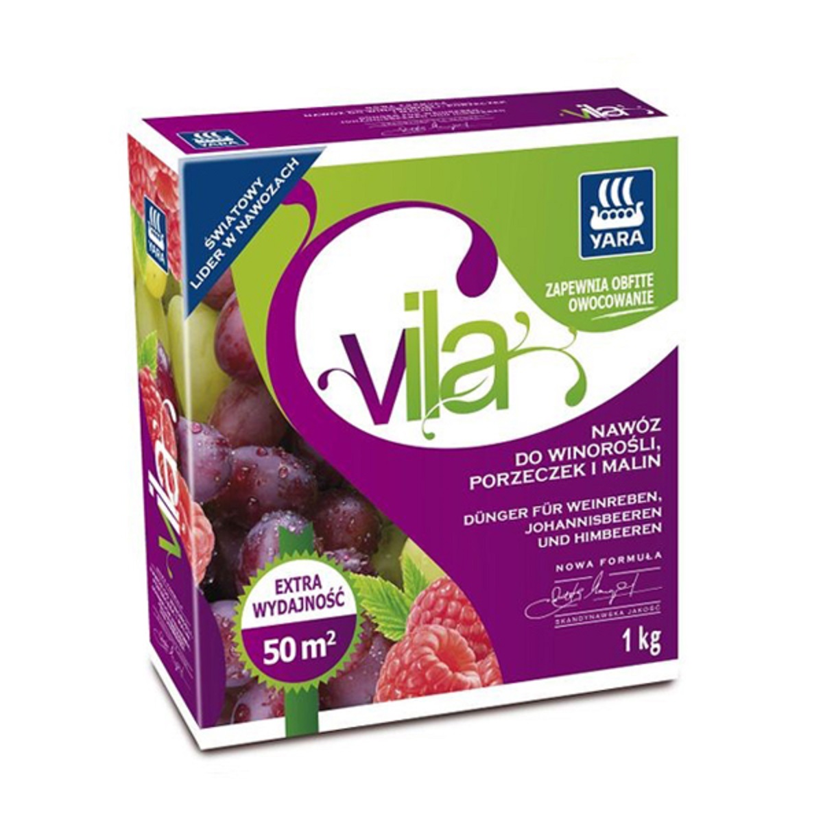 Удобрение Yara Vila для винограда, малины, ежевики, смородины 1 кг / Яра Вила для винограда, малины, ежевики, смородины