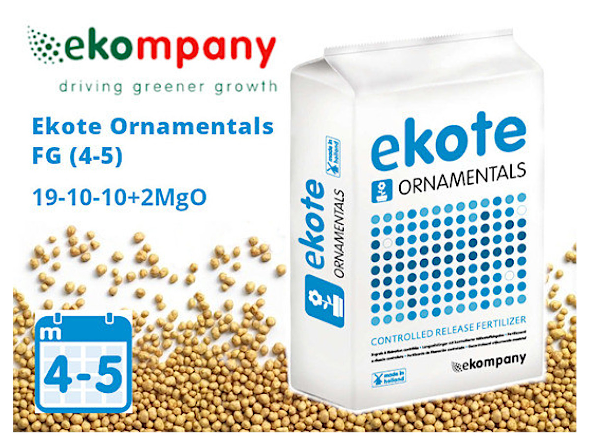 Удобрение Ekote Ornamentals FG 19-10-10+2MgO (4-5 месяцев) / 25 кг