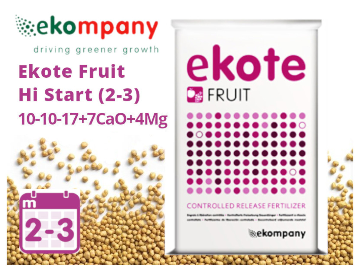 Добриво Ekote Fruit Balance 223 10-10-17+7CaO+4MgO (3 місяці) / 25 кг