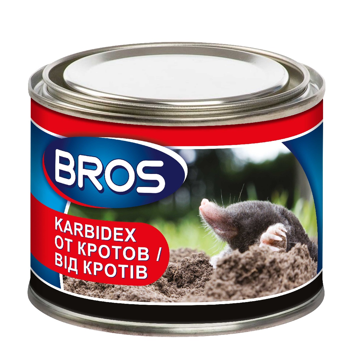 Средство для отпугивания кротов Karbidex Bros 500 г / Брос