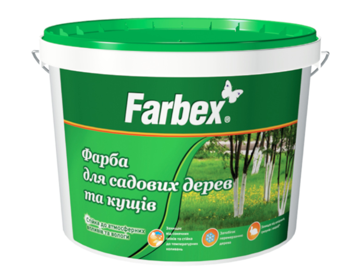 Краска для садовых деревьев "Farbex", 14 кг