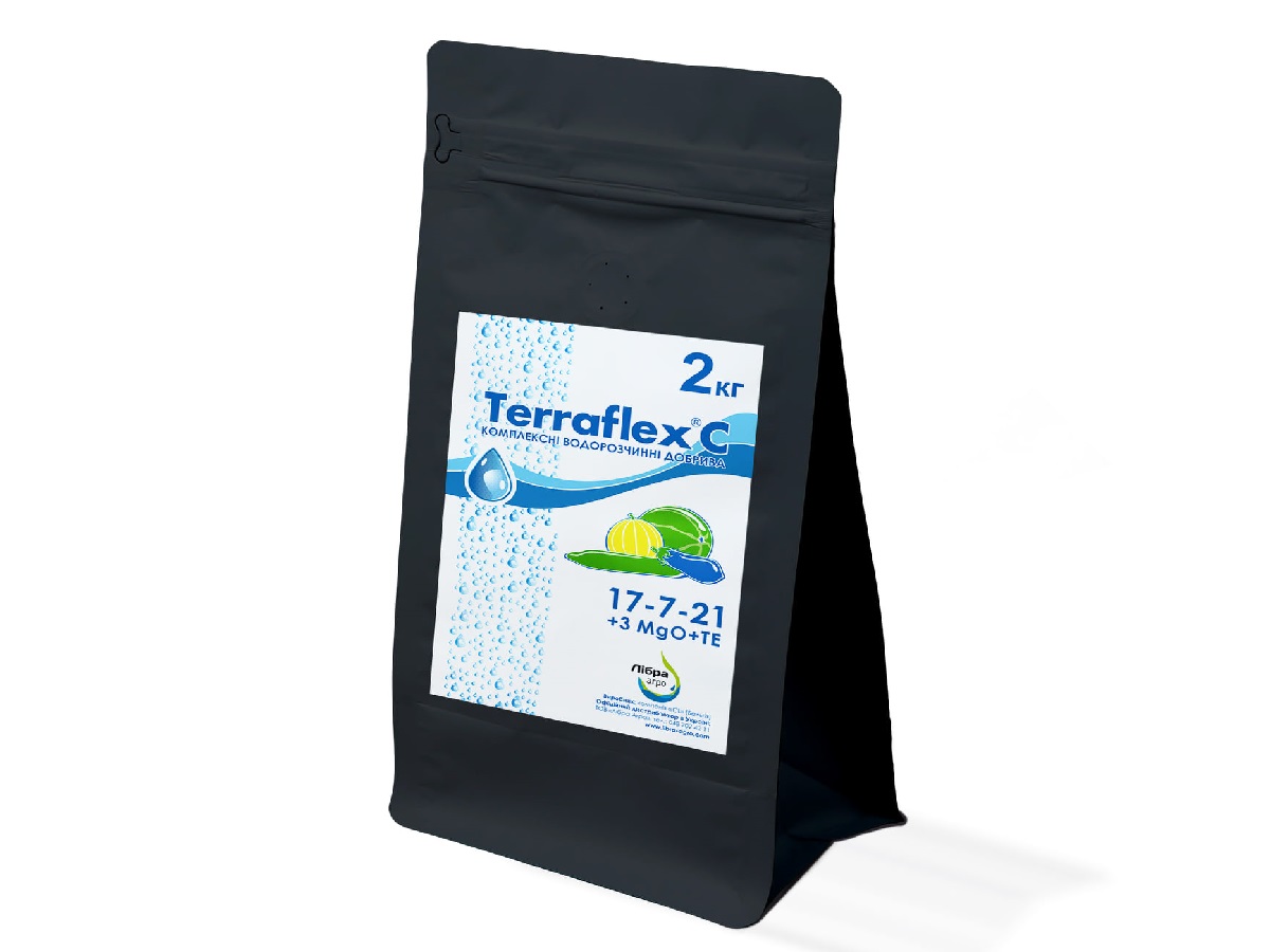 Удобрение Terraflex - C 17-7-21+3MgO+TE, 2 кг / Терафлекс