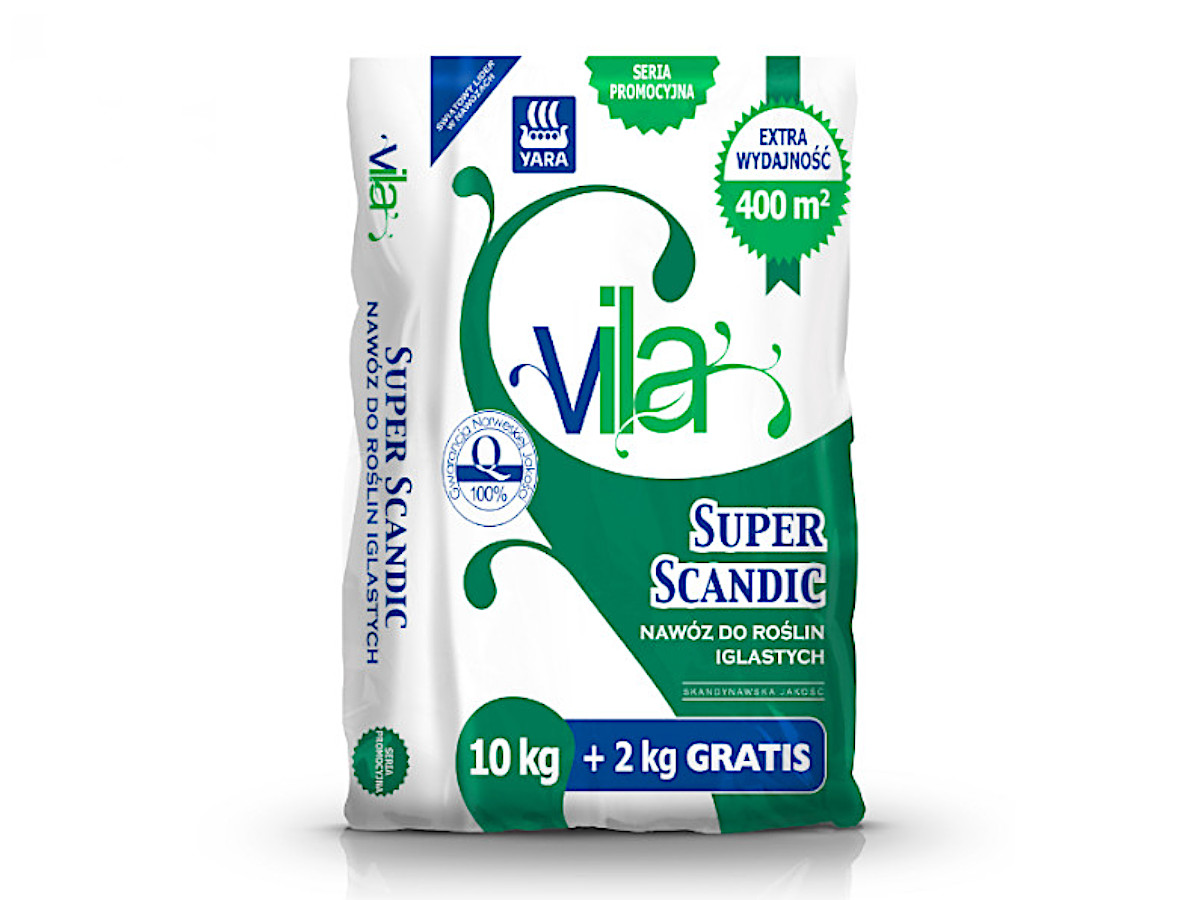 Удобрение Yara Vila для хвойных растений Super Scandic 12 кг / Яра Вила Супер Скандик