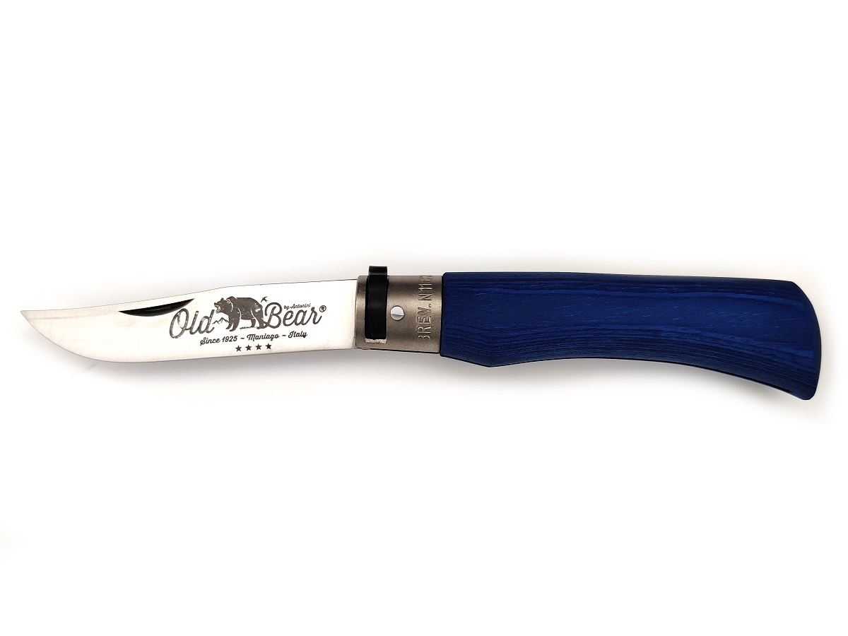 Нож Antonini OLD BEAR 9307/21_MBK / с синей рукоятью