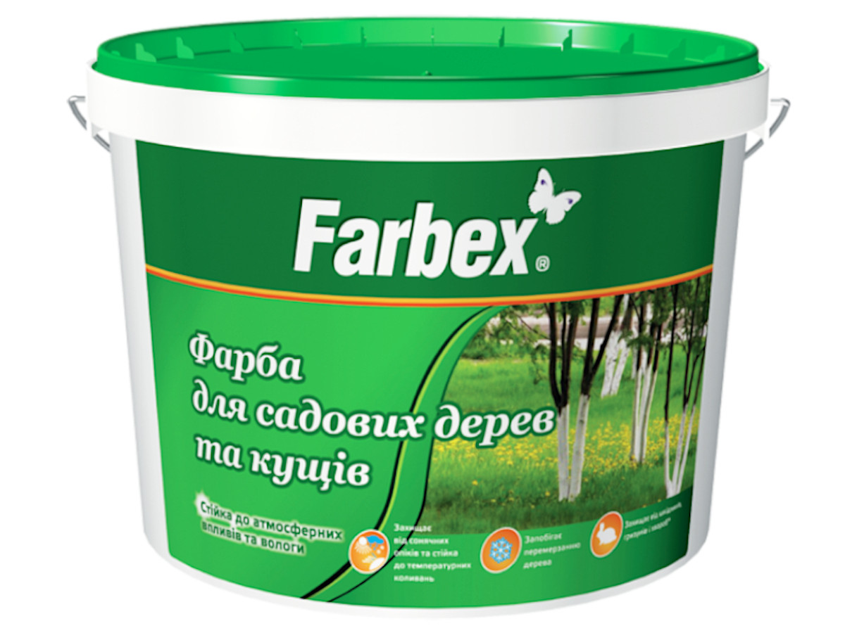 Краска для садовых деревьев "Farbex", 20 кг