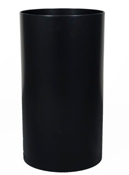 Кашпо Nieuwkoop Maxi Zuil RAL 9005 zwart, 78 см