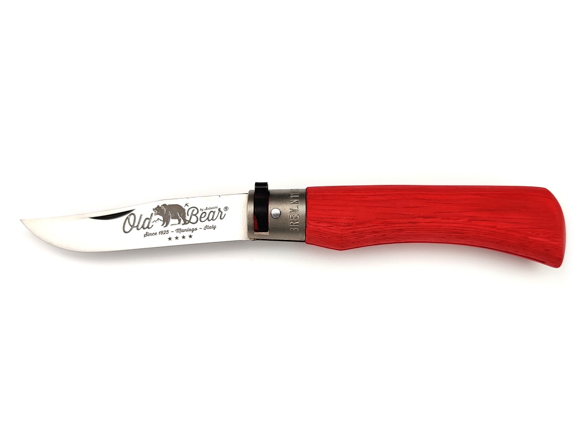 Нож Antonini OLD BEAR 9307/21_MRK / с красной рукоятью