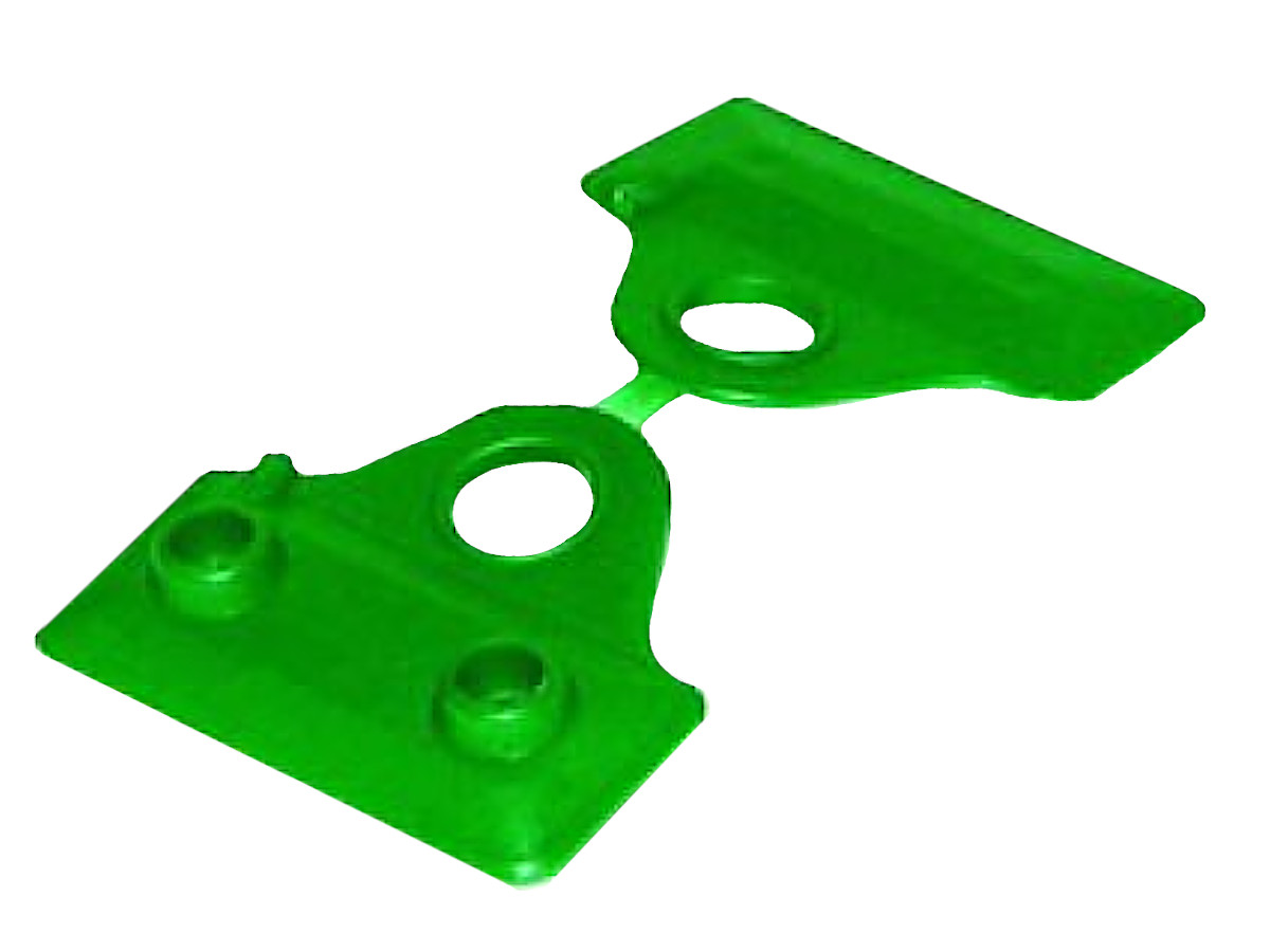 Клипса полимерная CLIPS RETE 35 зеленая, 500 шт / Клипс Рете