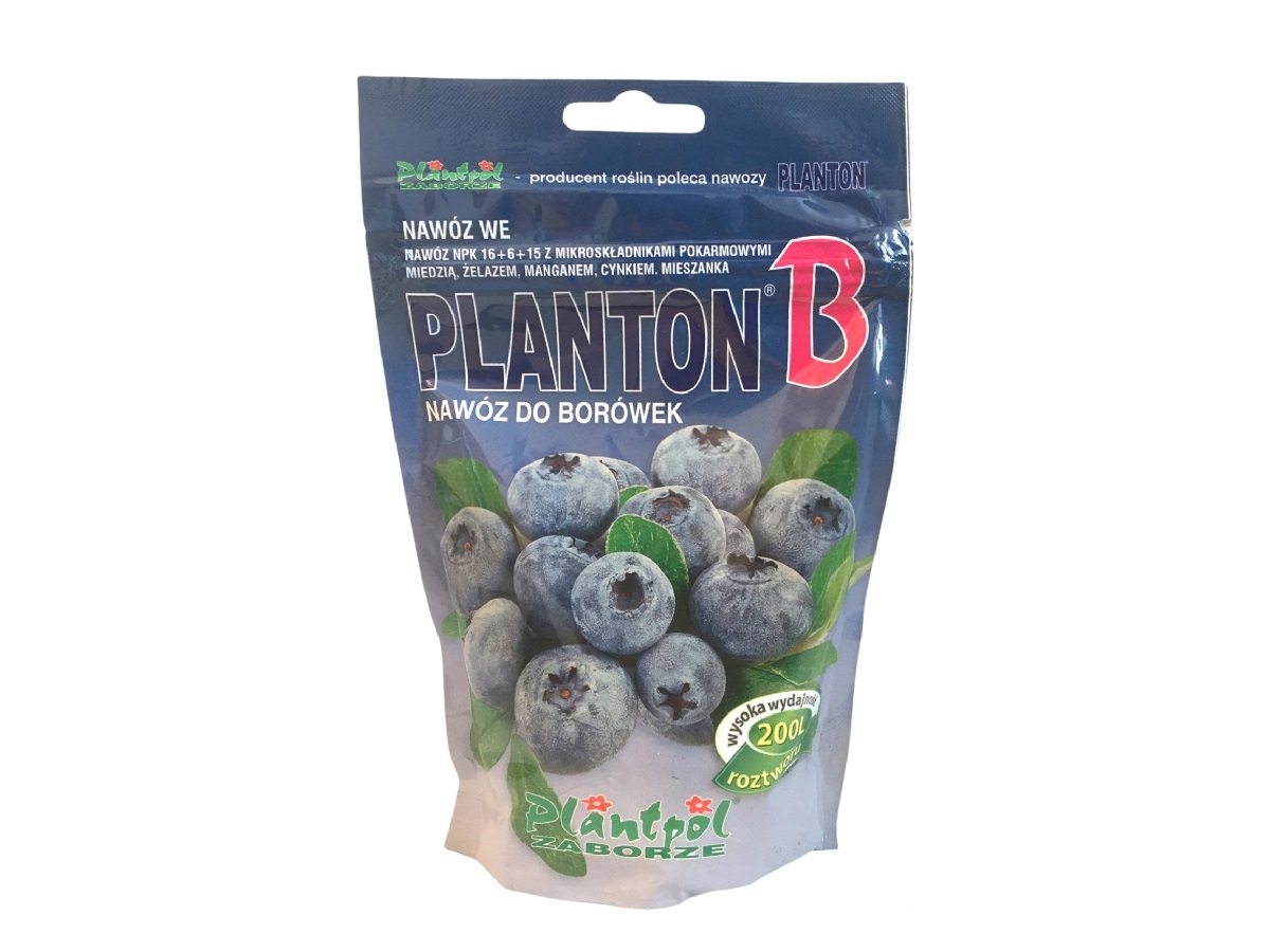 Добриво Плантон для чорниці, лохини Planton B / 0,2 кг