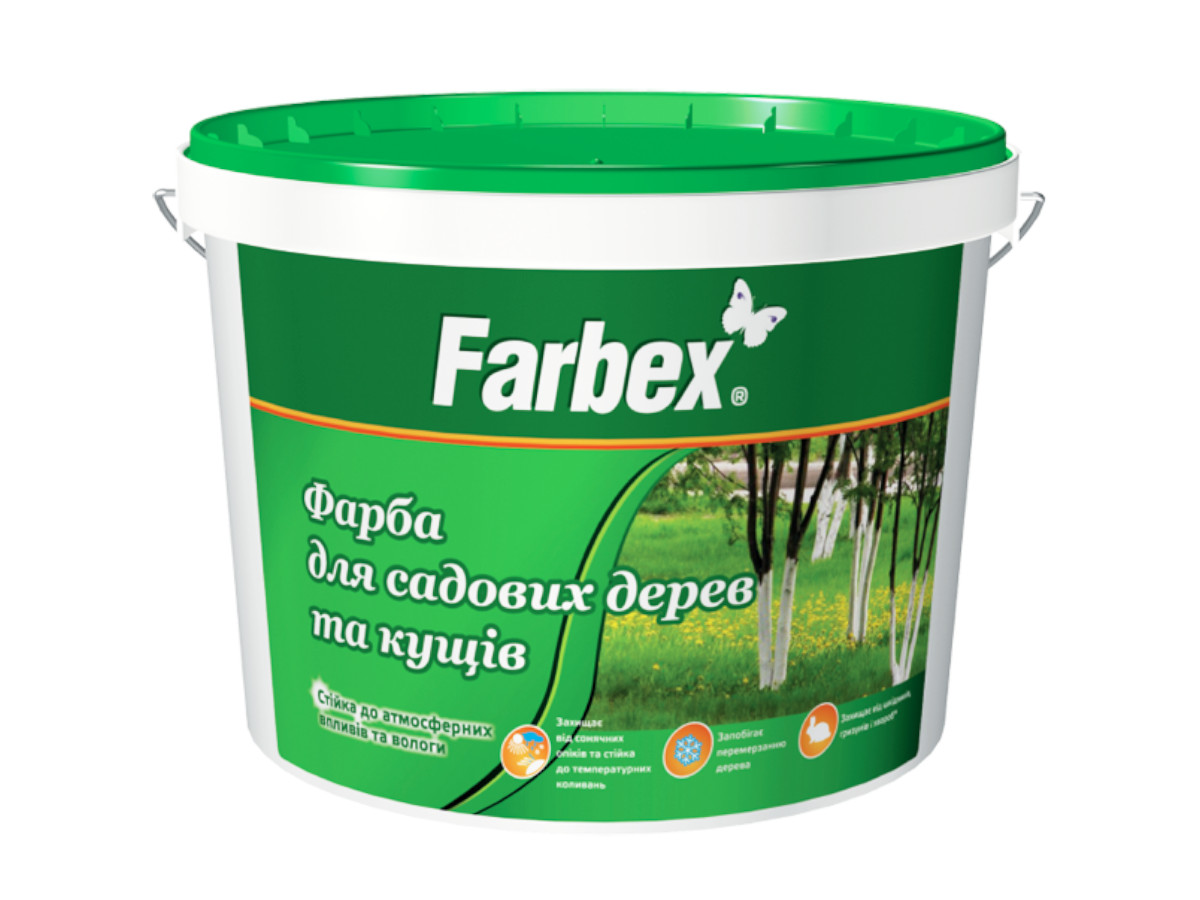 Краска для садовых деревьев "Farbex", 1,4 кг