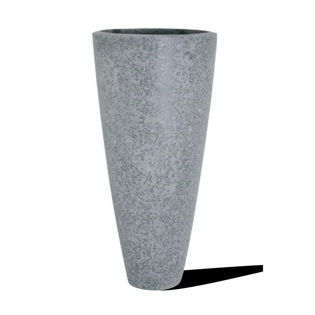 Кашпо Fleur ami Glitter grey (серое), 83 см