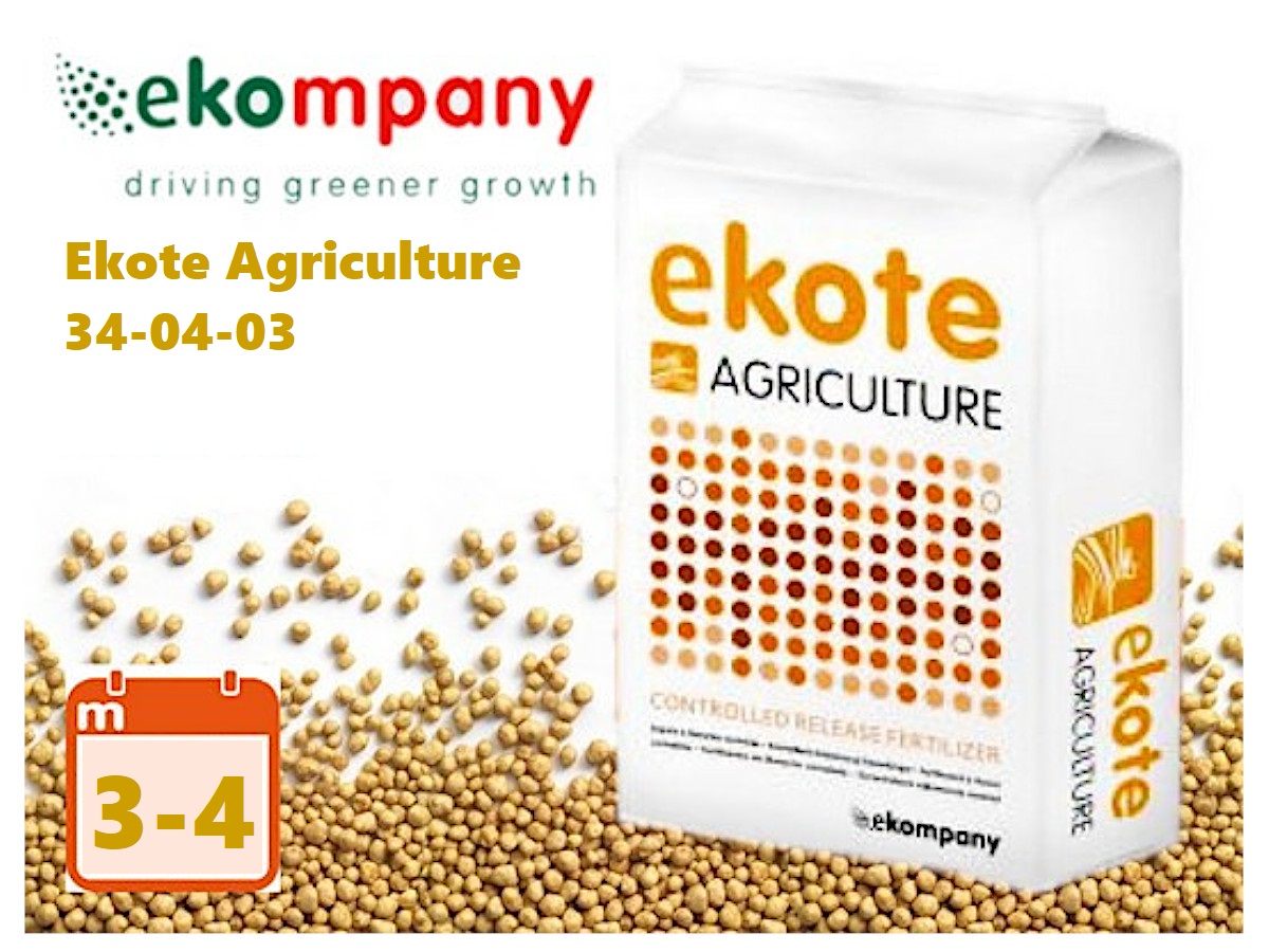 Добриво Ekote Agriculture 34-04-03 (3-4 місяці) / 20 кг