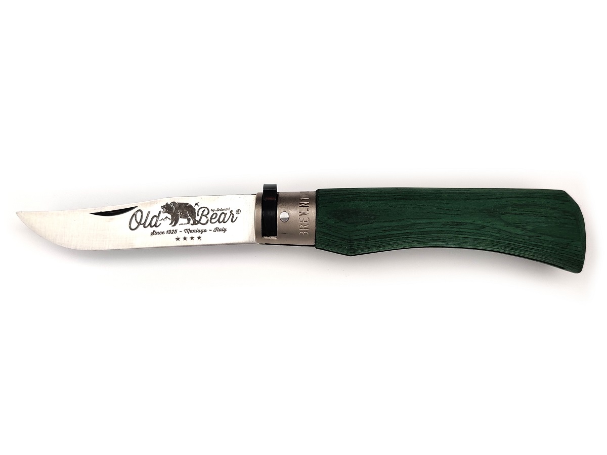 Нож Antonini OLD BEAR 9307/21_MVK / с зеленой рукояткой