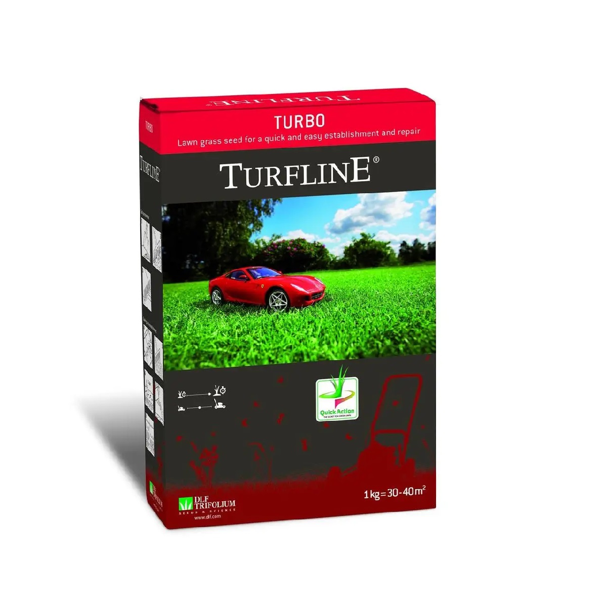 Газонна трава Dlf-Trifolium Turfline Turbo (Турбо) / 1 кг