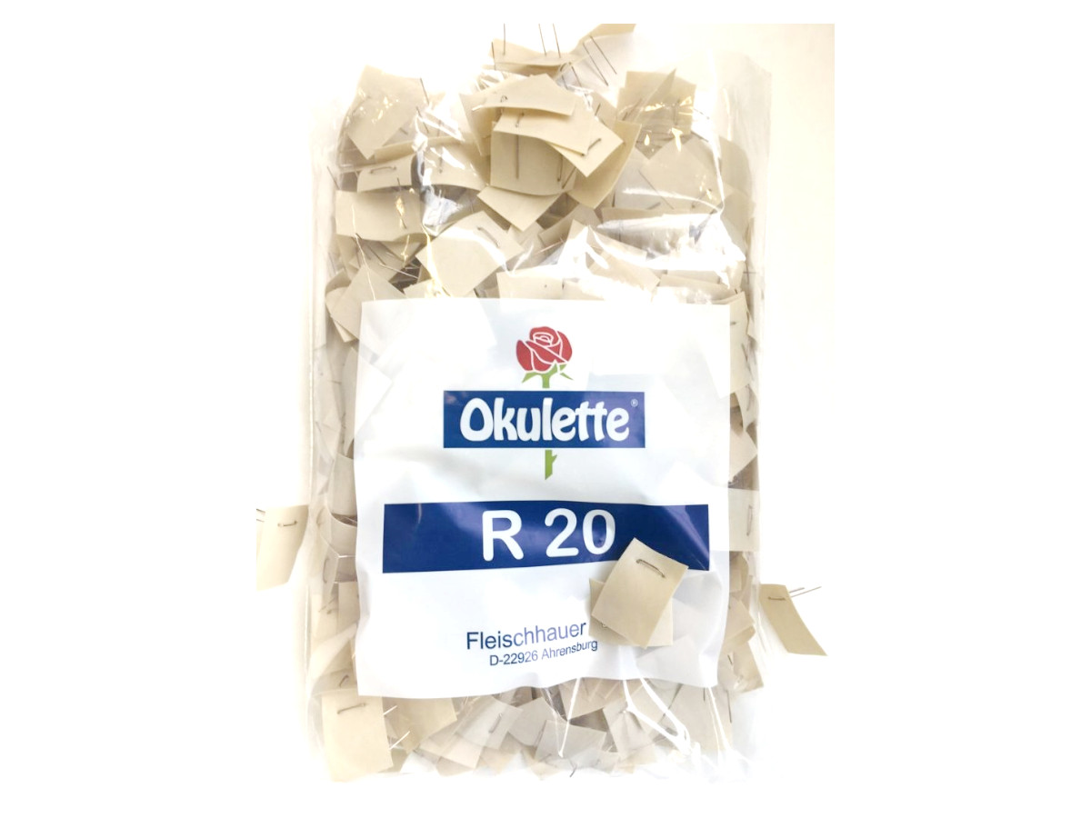 Латка Okulette R 20 (24 x 35 мм, 1000 шт, Окулетте для троянд)