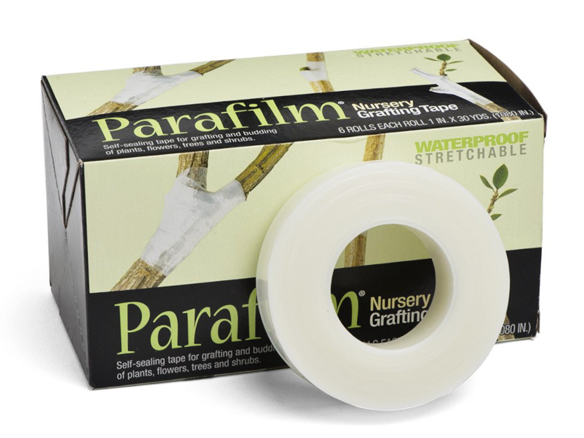 Пленка для прививки Parafilm без перфорации 25 мм х 27 м, 1 рулон / лента Парафилм